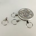 LLAVERO FUNCIONAL PLATA SATINADA