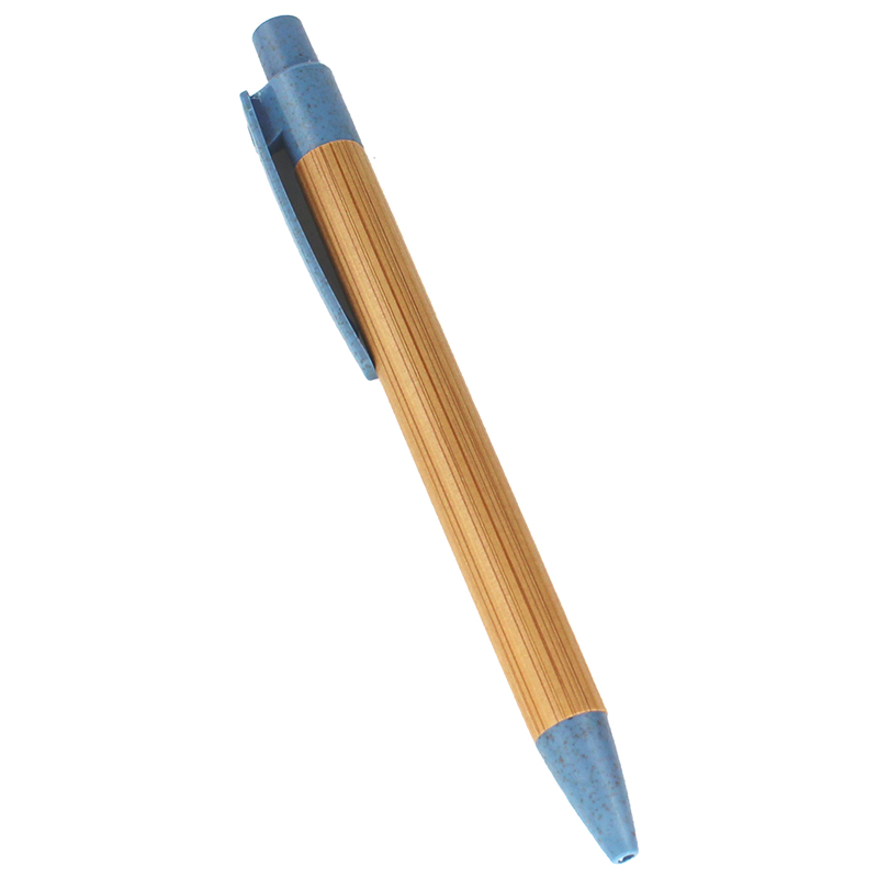 BOLÍGRAFO BAMBÚ. TINTA AZUL